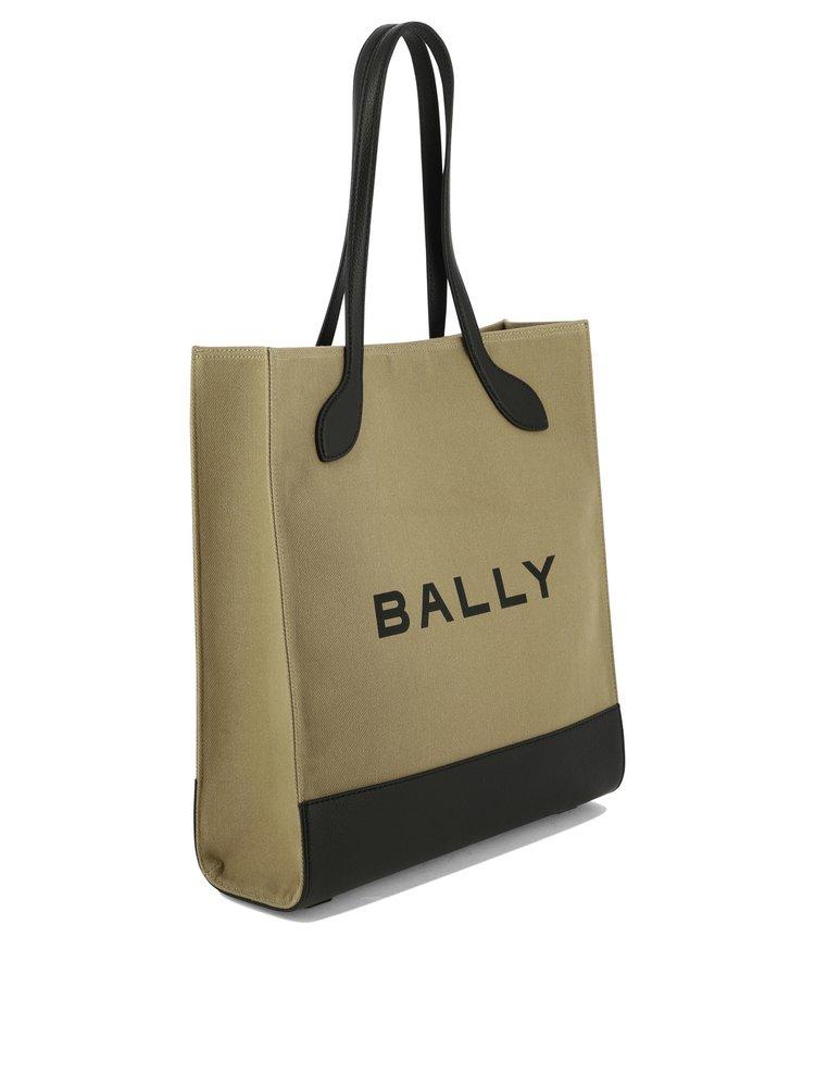 Bally Logo Printed Tote Bag