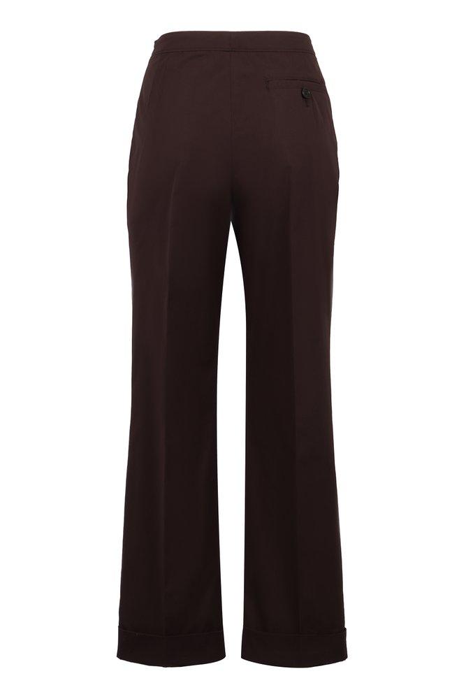 Aspesi Back Welt-Pocketed High-Rise Trousers