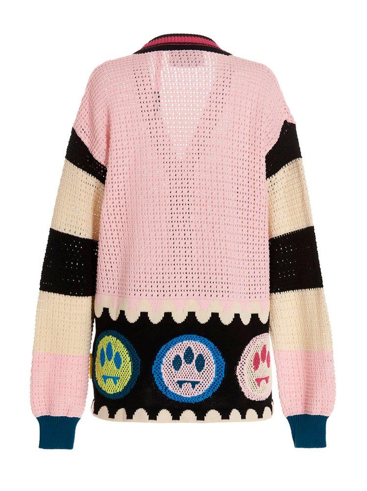 Barrow Smiley Panelled-Knitted Buttoned Cardigan