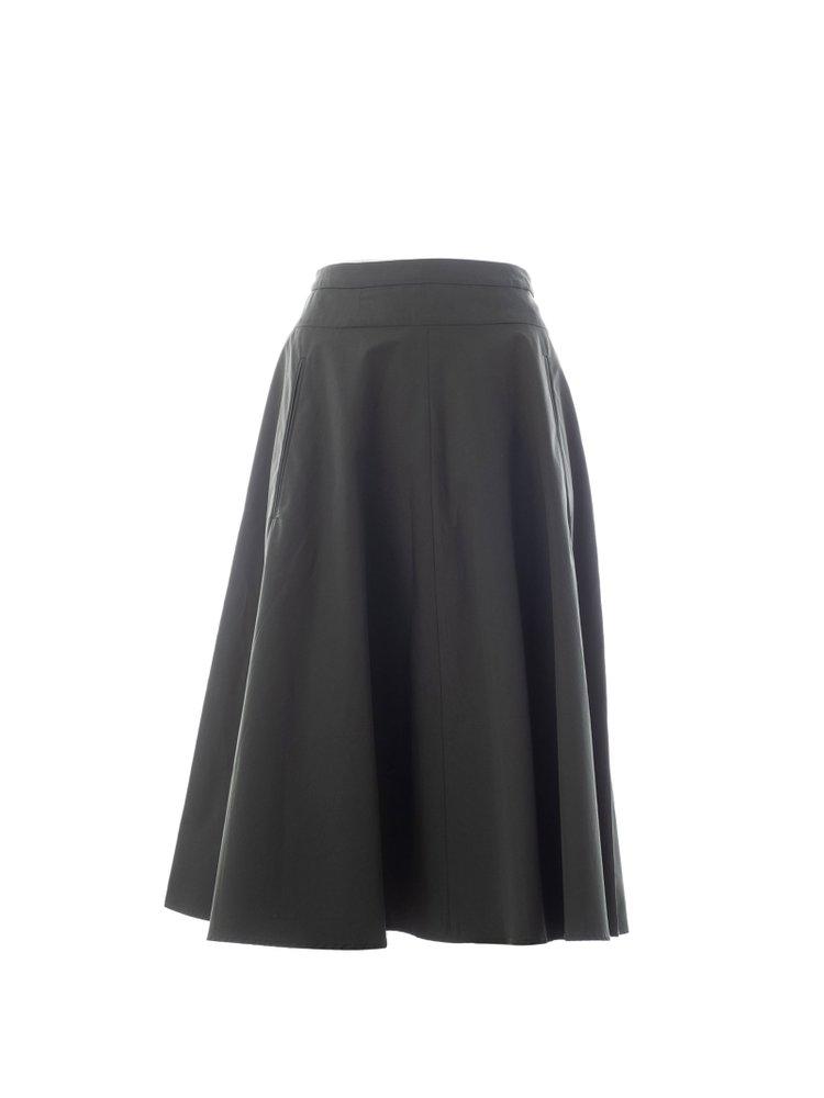 Aspesi Draped A-Line Skirt