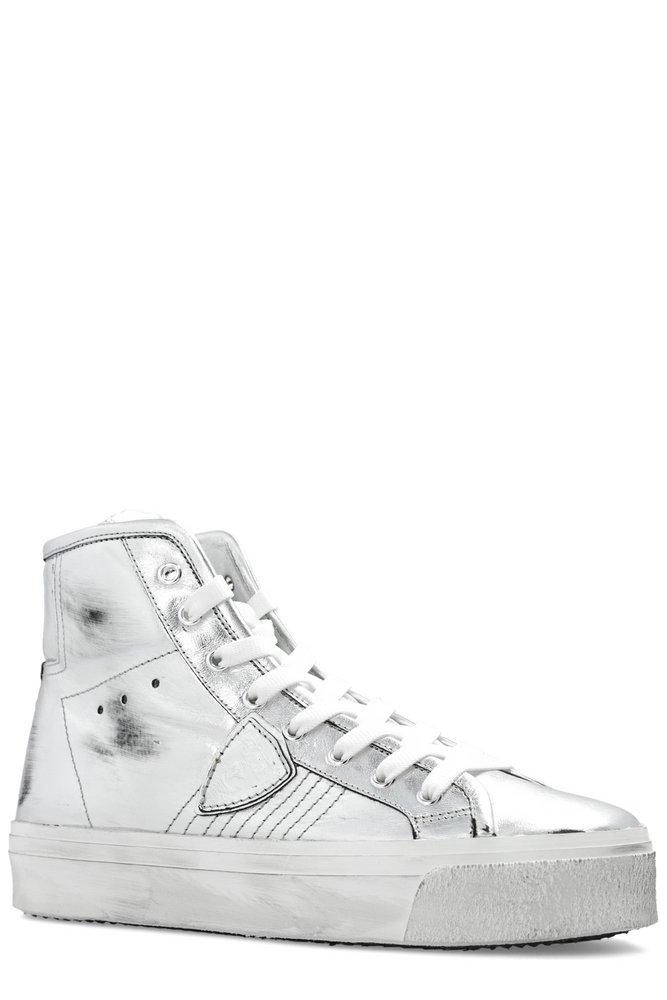 Philippe Model Paris Haute High-Top Lace-Up Sneakers