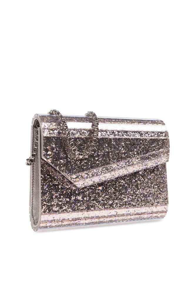 Jimmy Choo Candy Foldover Top Shoulder Bag