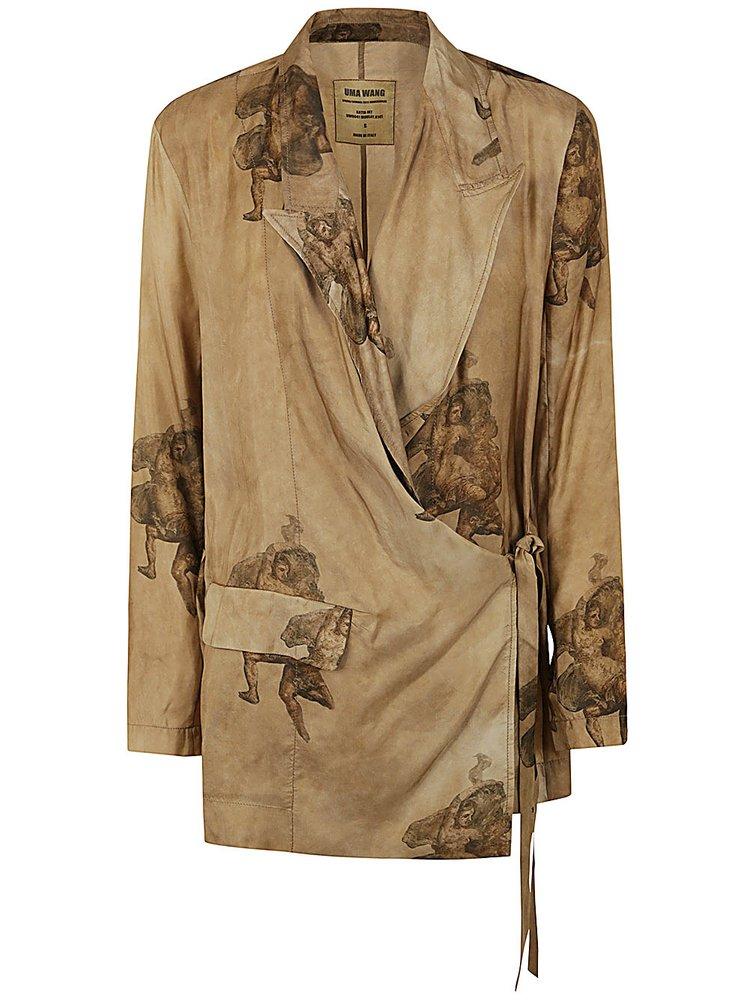 Uma Wang Allover Printed Khloe Jacket