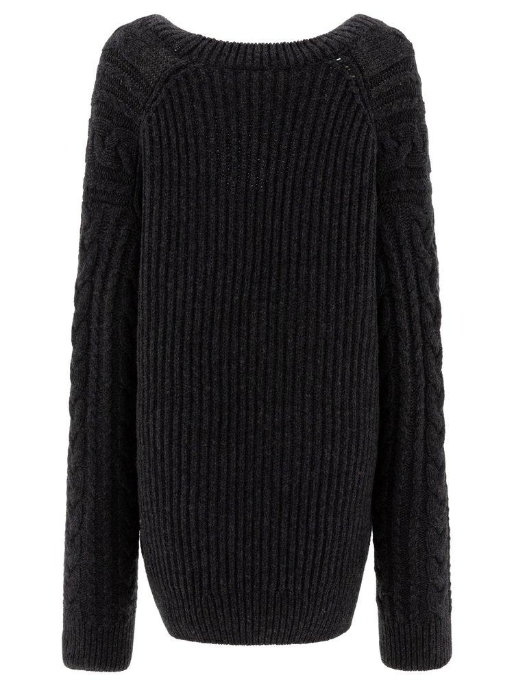 Cecilie Bahnsen V-Neck Oversized Alia Jumper