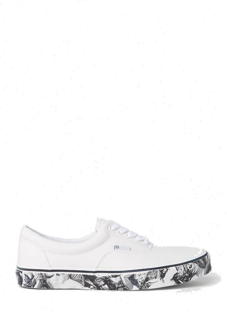 Undercover Round Toe Lace-Up Sneakers