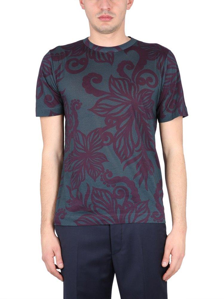 Dries Van Noten Graphic Printed Crewneck T-Shirt