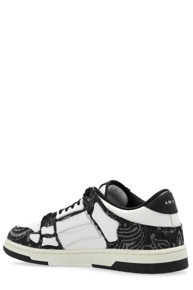 Amiri Bandana Skel Top Lace-Up Sneakers