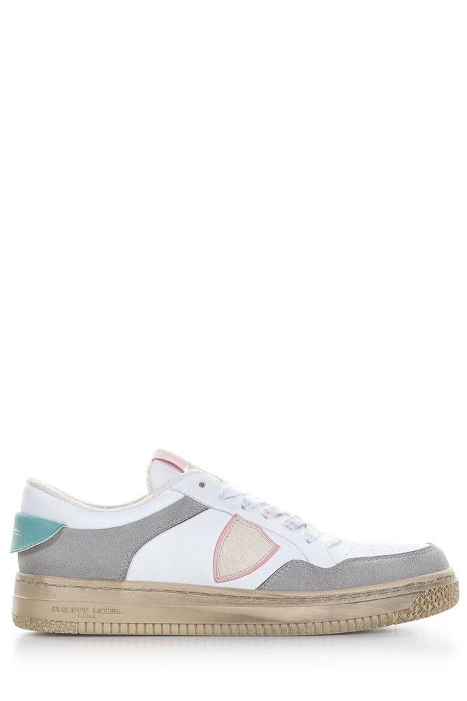 Philippe Model Panelled Low-Top Sneakers