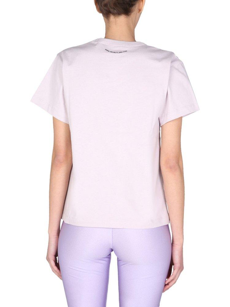 Helmut Lang Neckline Printed Crewneck T-Shirt