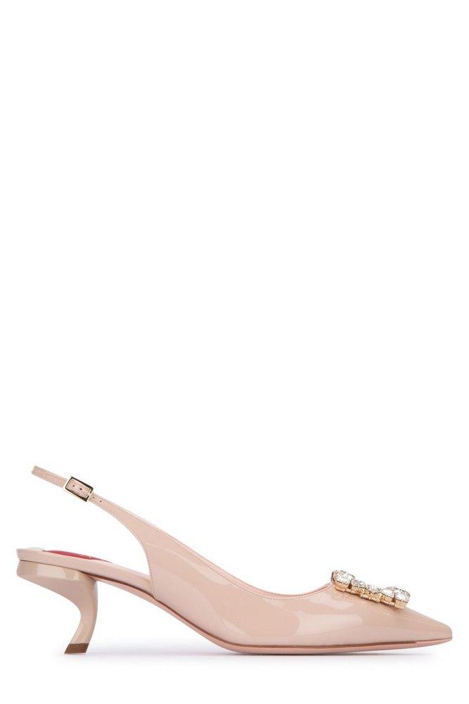 Roger Vivier Virgule Buckle Slingback Pumps