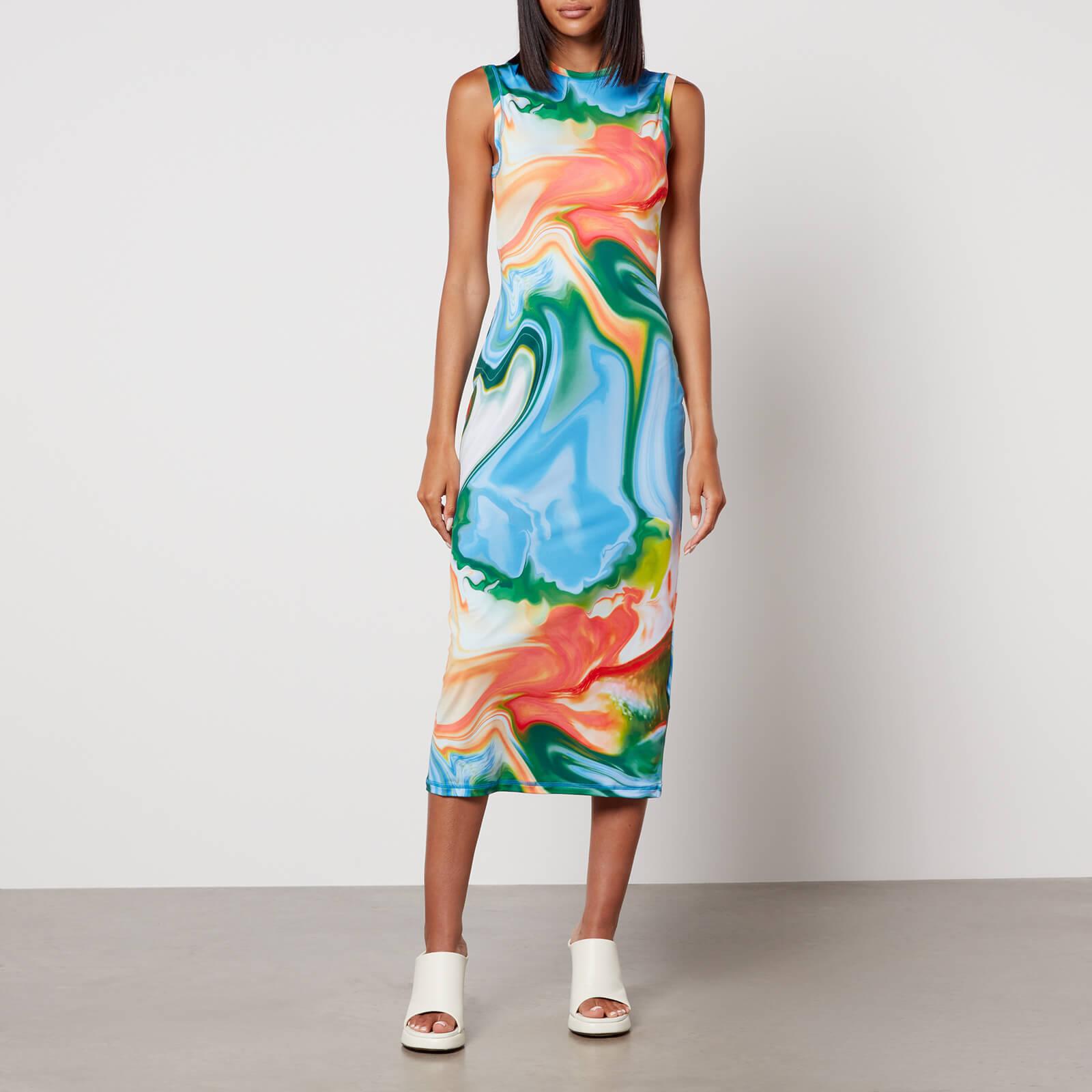 Stine Goya Danya Printed Stretch-Jersey Midi Dress - XL/XXL