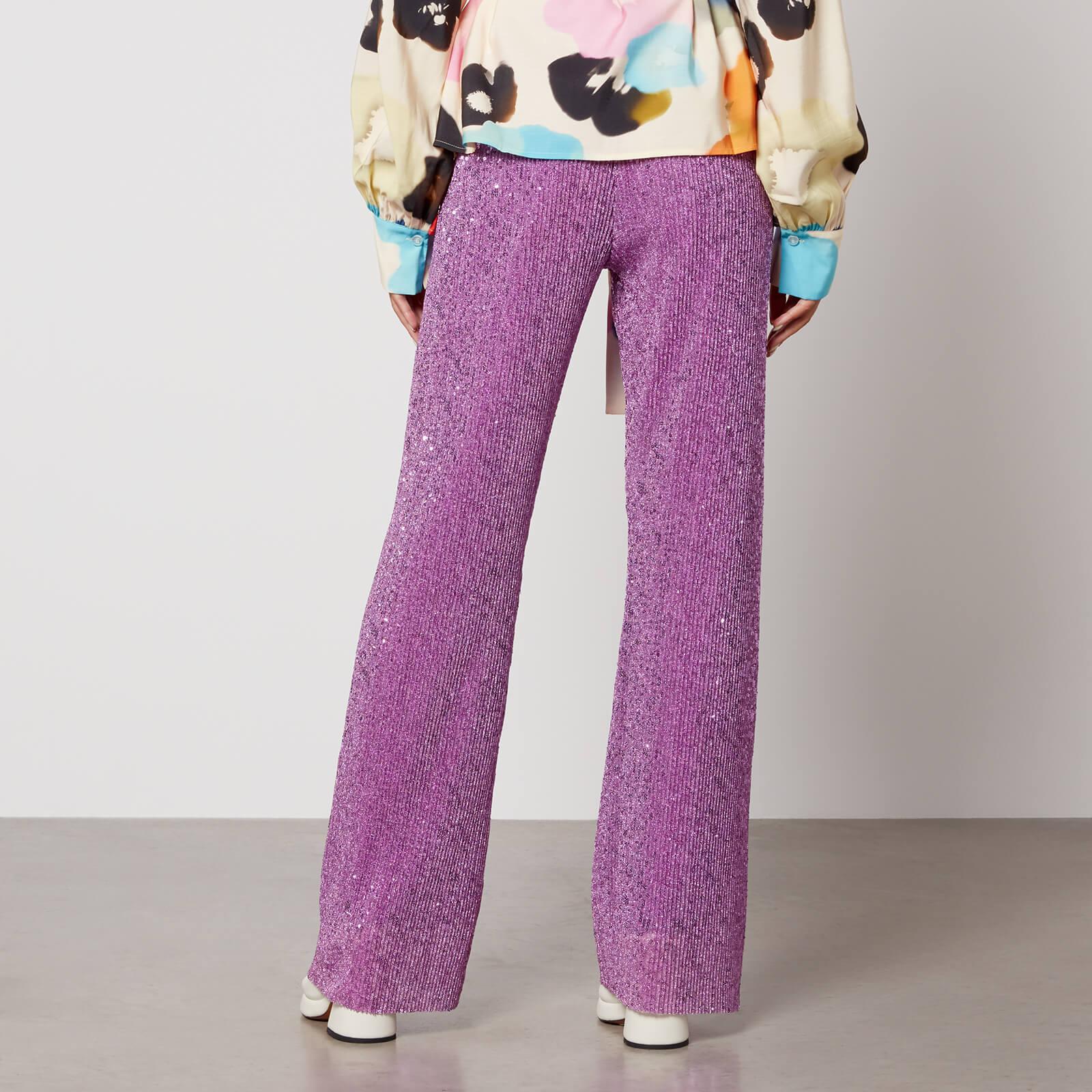 Stine Goya Markus Sequined Jersey Trousers - XXS