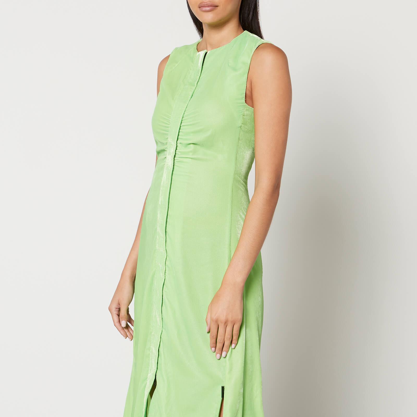 Stine Goya Austyn Recycled Velour Midi Dress - S