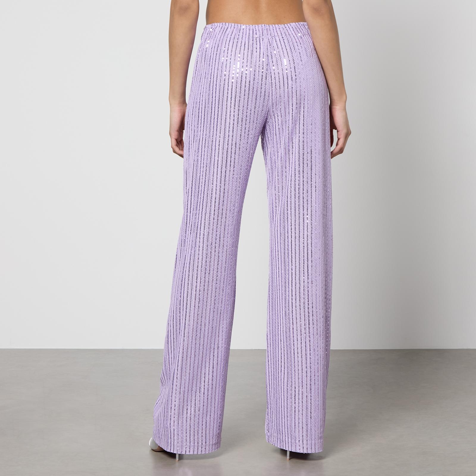 Stine Goya Markus Sequined Mesh Trousers - XS