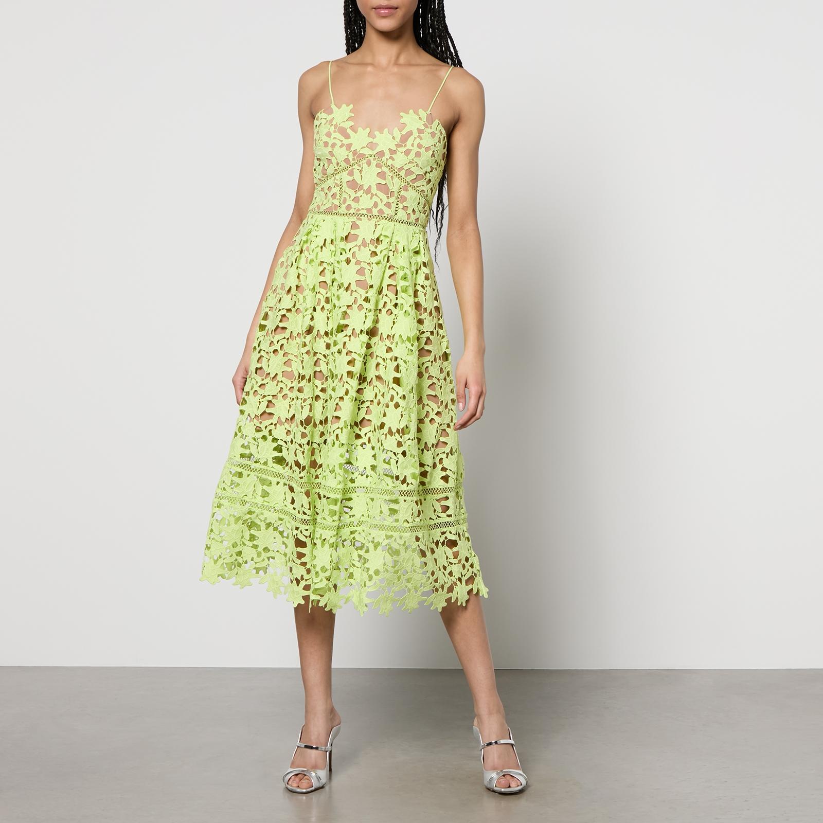 Self-Portrait Azaelea Guipiure Lace Midi Dress - US 8/UK 12