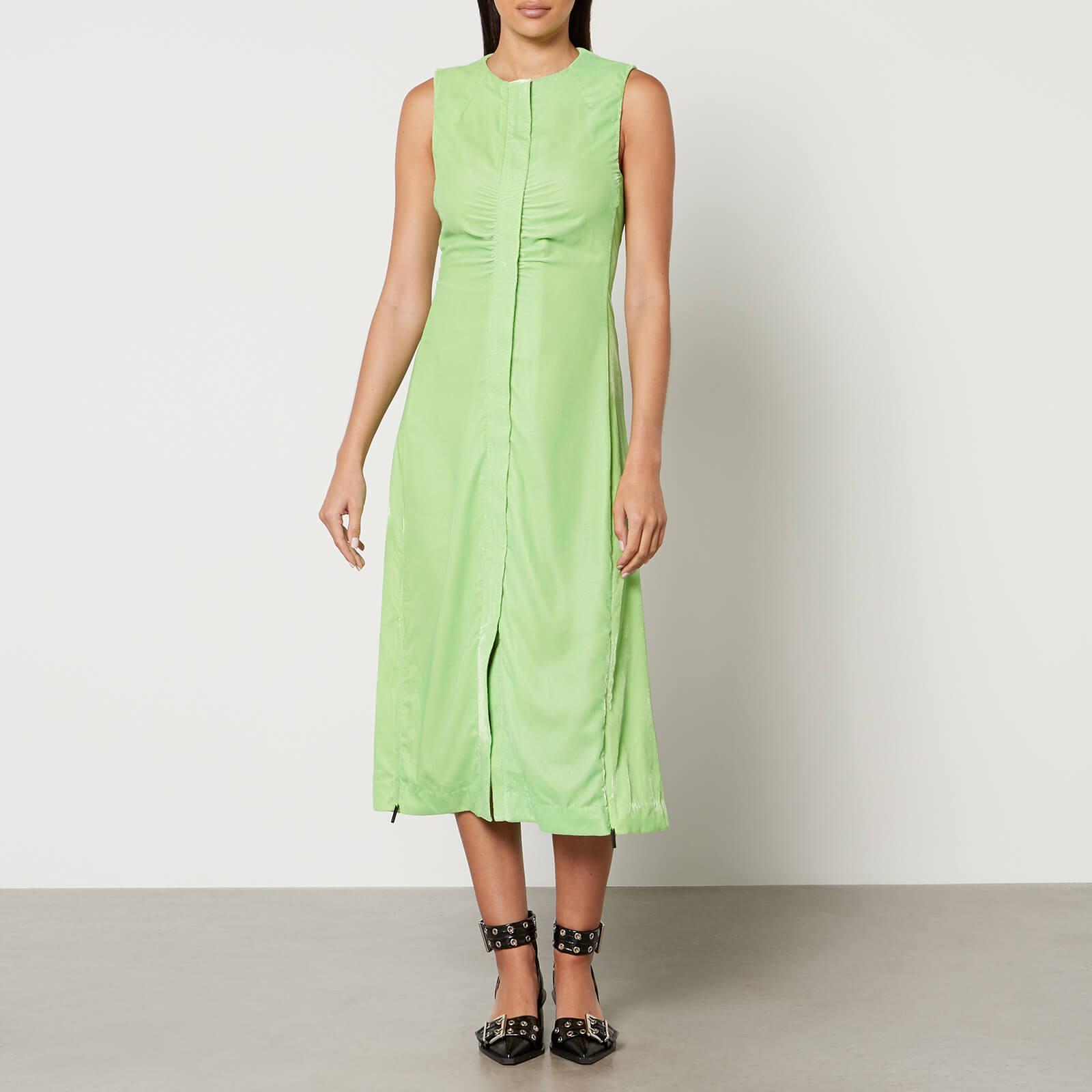 Stine Goya Austyn Recycled Velour Midi Dress - S