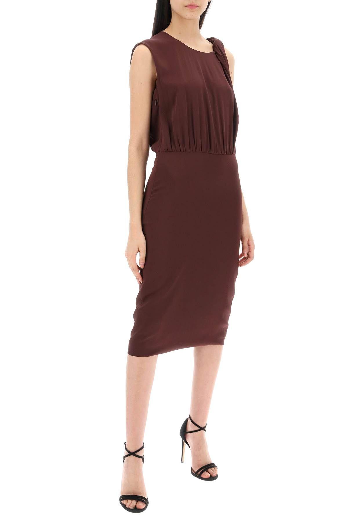 midi dress with torchon