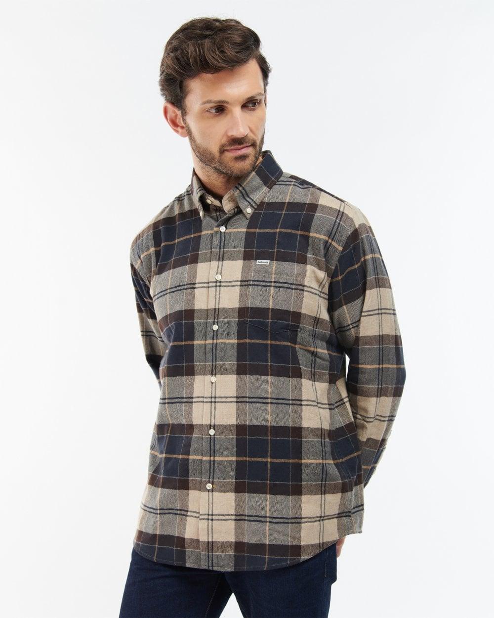 Hogside Tartan Regular Fit Mens Shirt