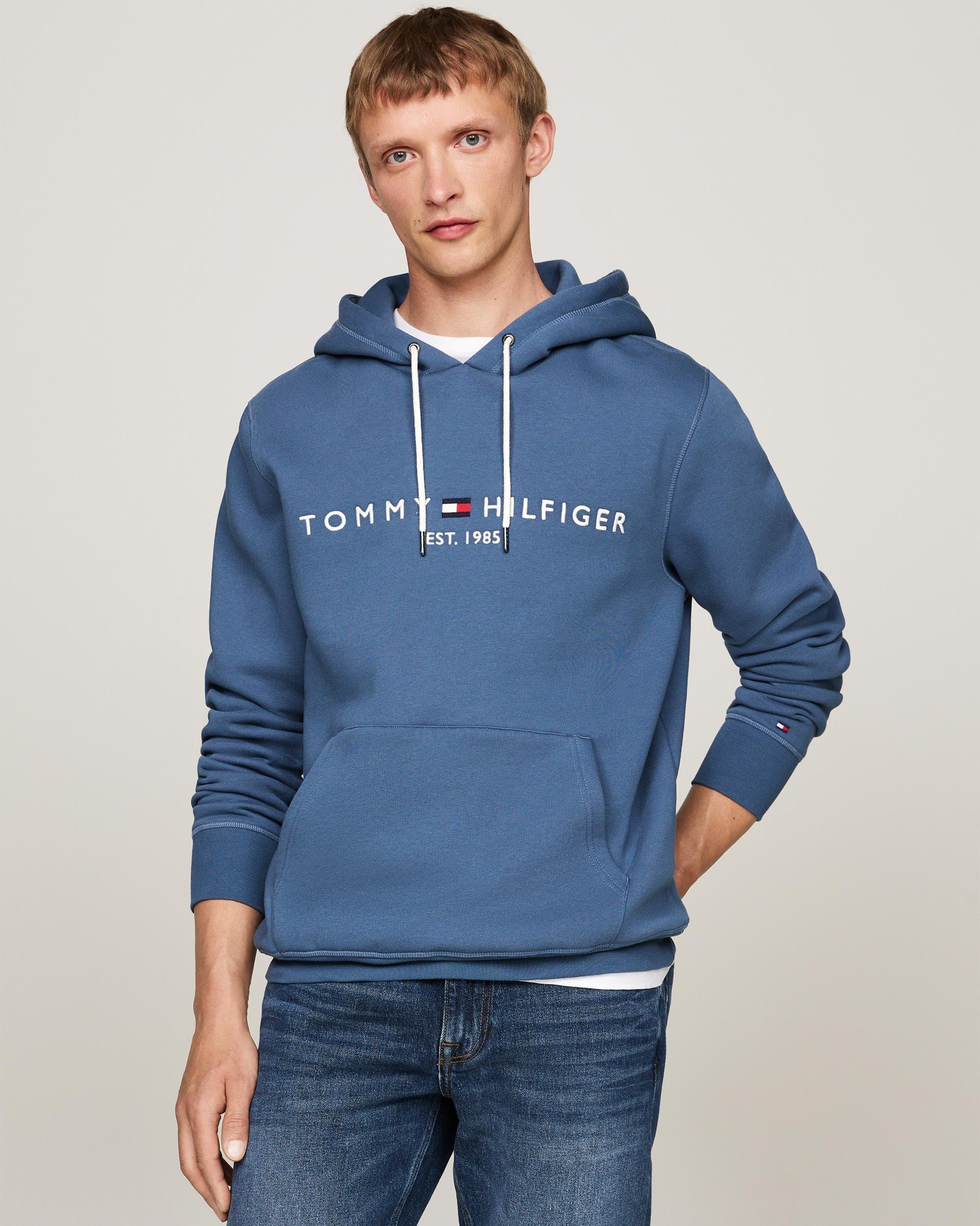 Tommy Logo Flex Fleece Hoodie