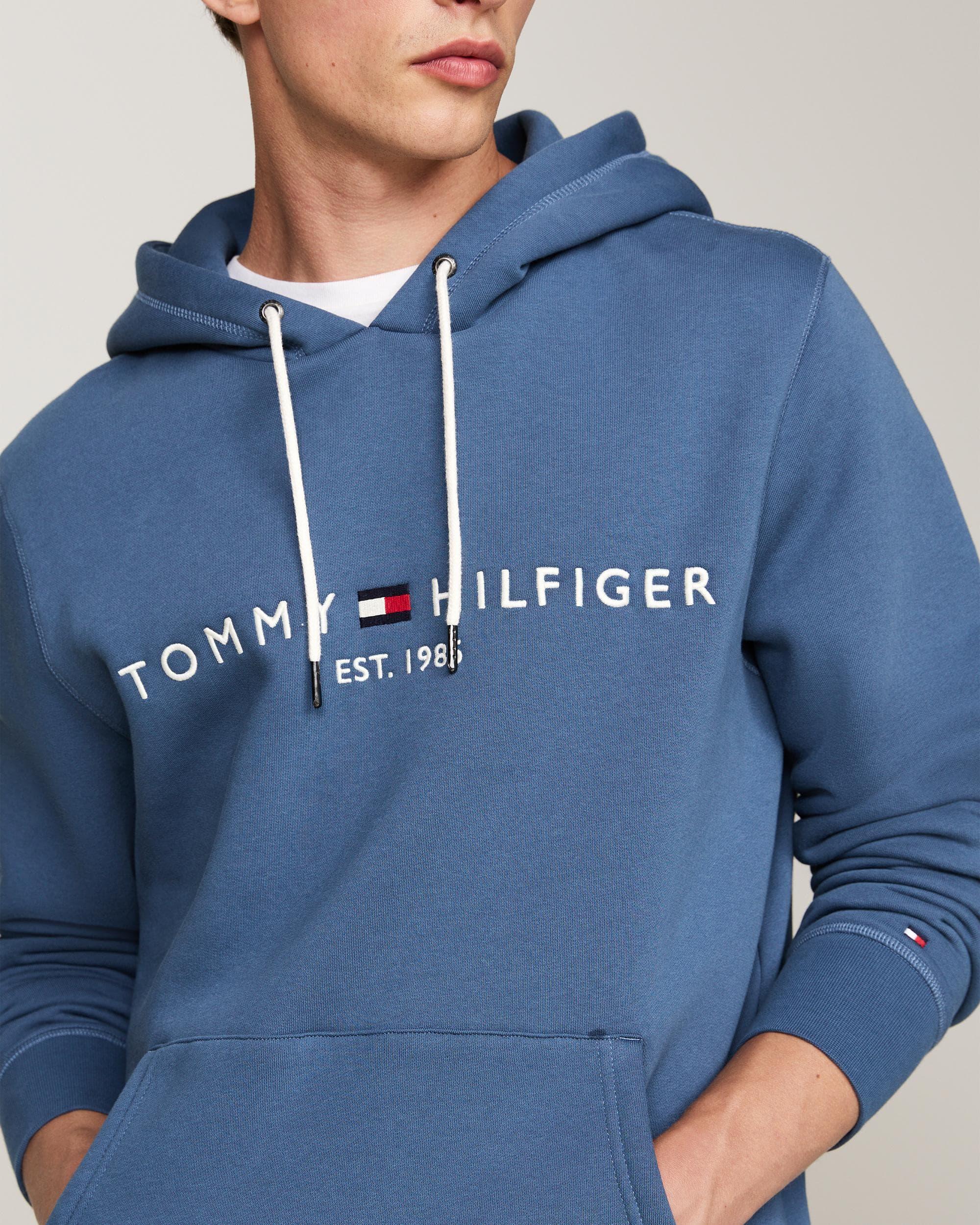 Tommy Logo Flex Fleece Hoodie