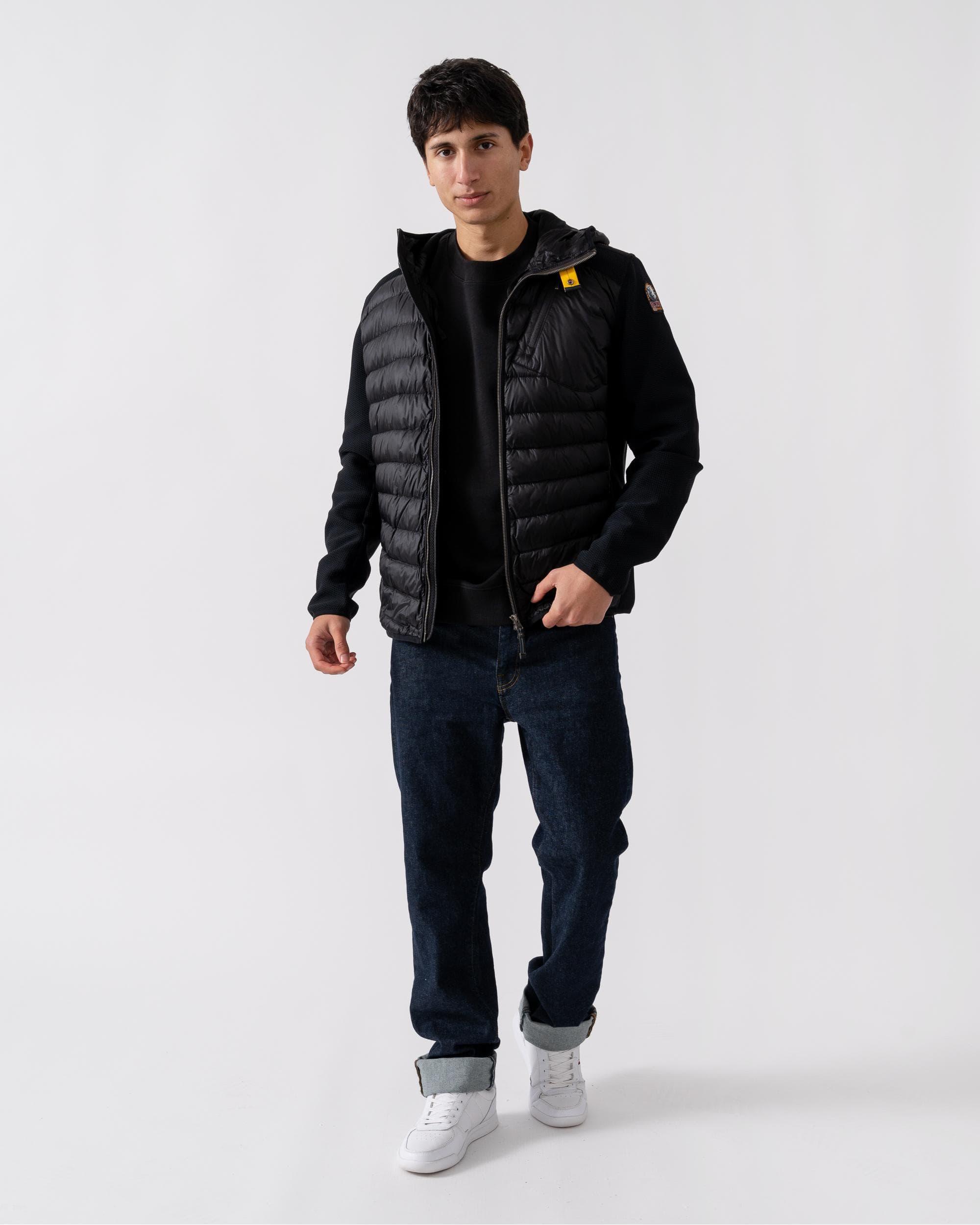 Nolan Mens Hooded Hybrid Jacket