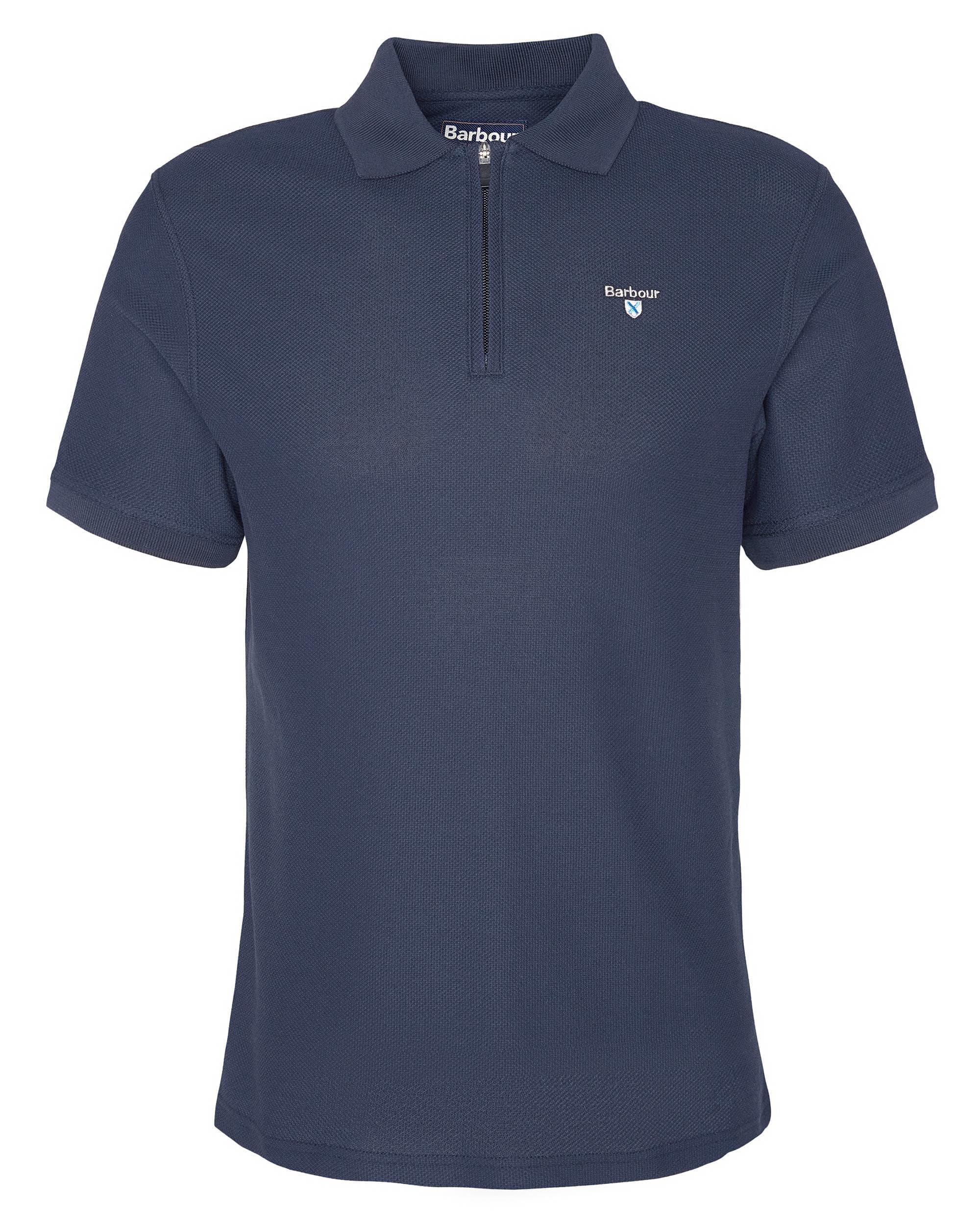 Wadworth Mens Tailored Zip Polo Shirt