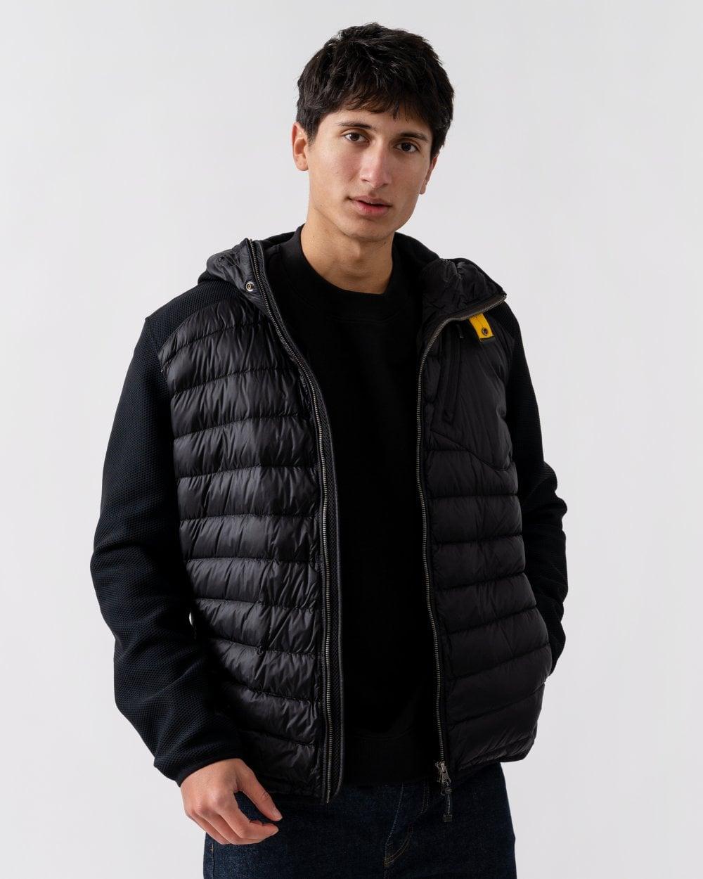 Nolan Mens Hooded Hybrid Jacket