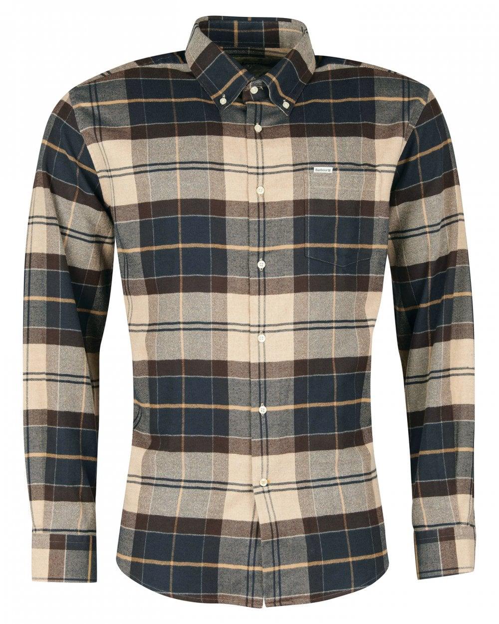 Hogside Tartan Regular Fit Mens Shirt