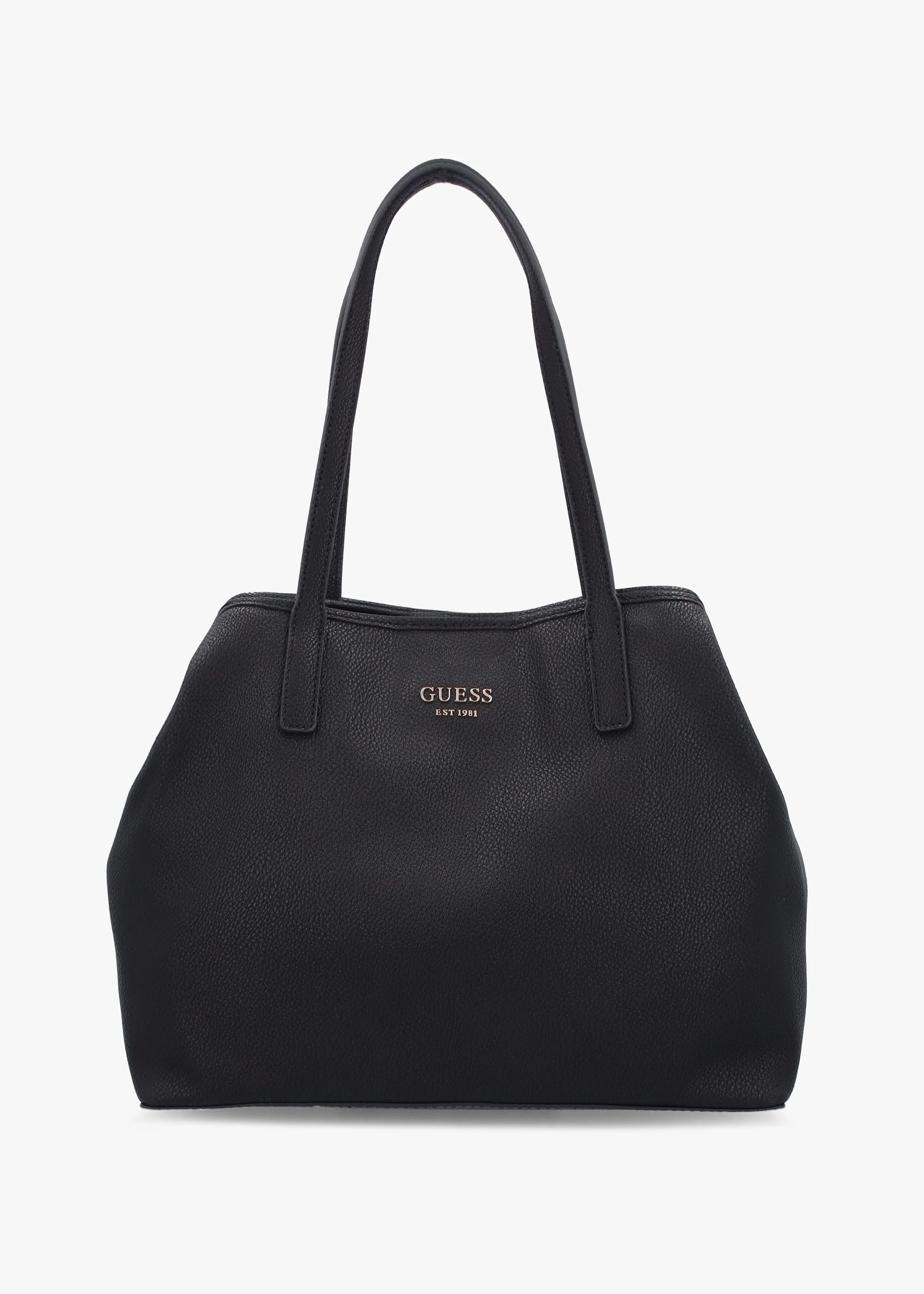 Vikky II Black Tote Bag