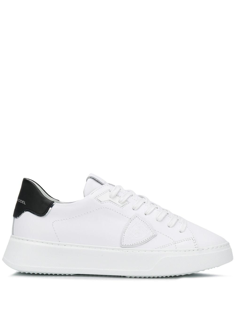 Temple Low Sneakers - White And Black