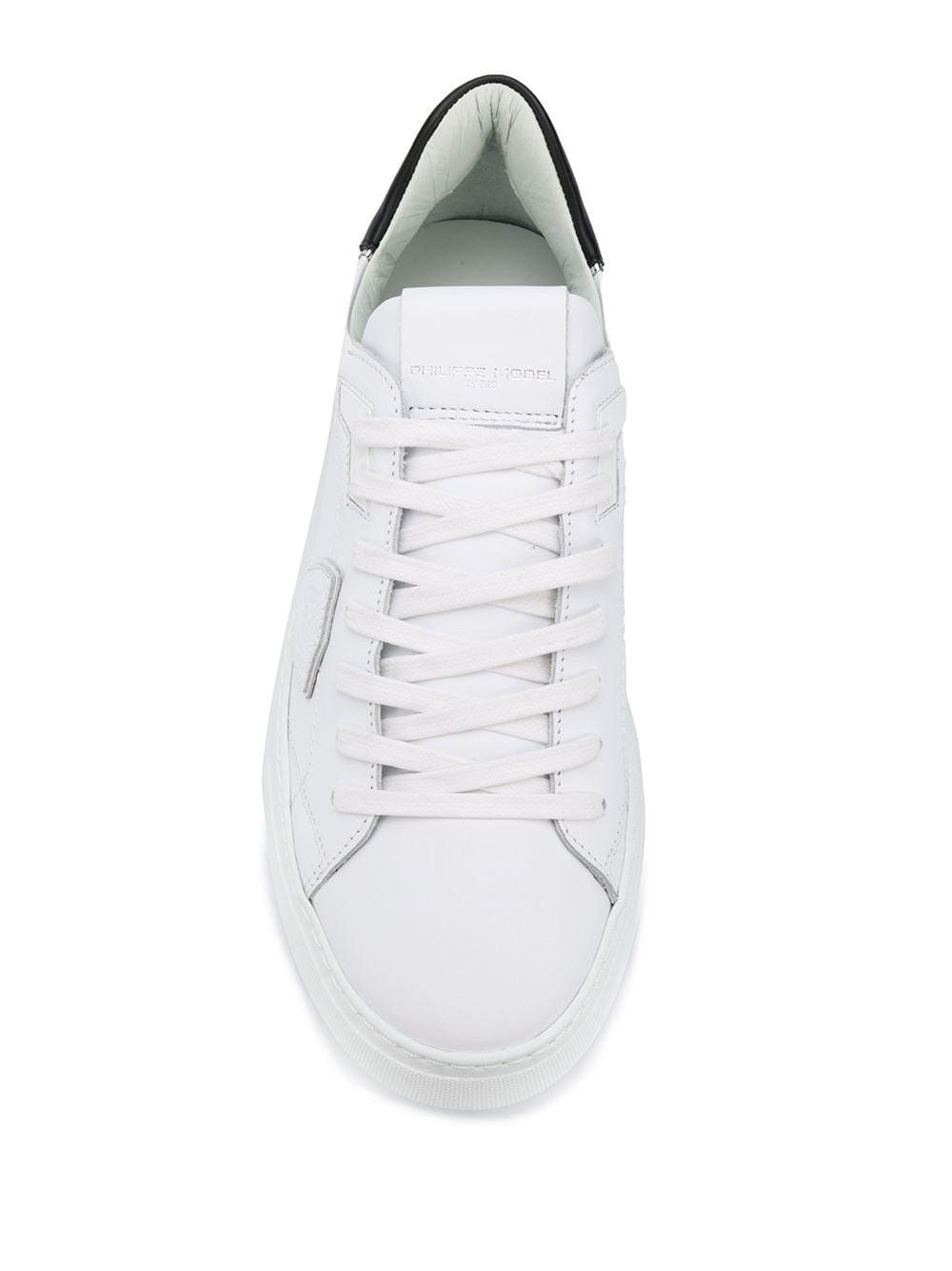 Temple Low Sneakers - White And Black