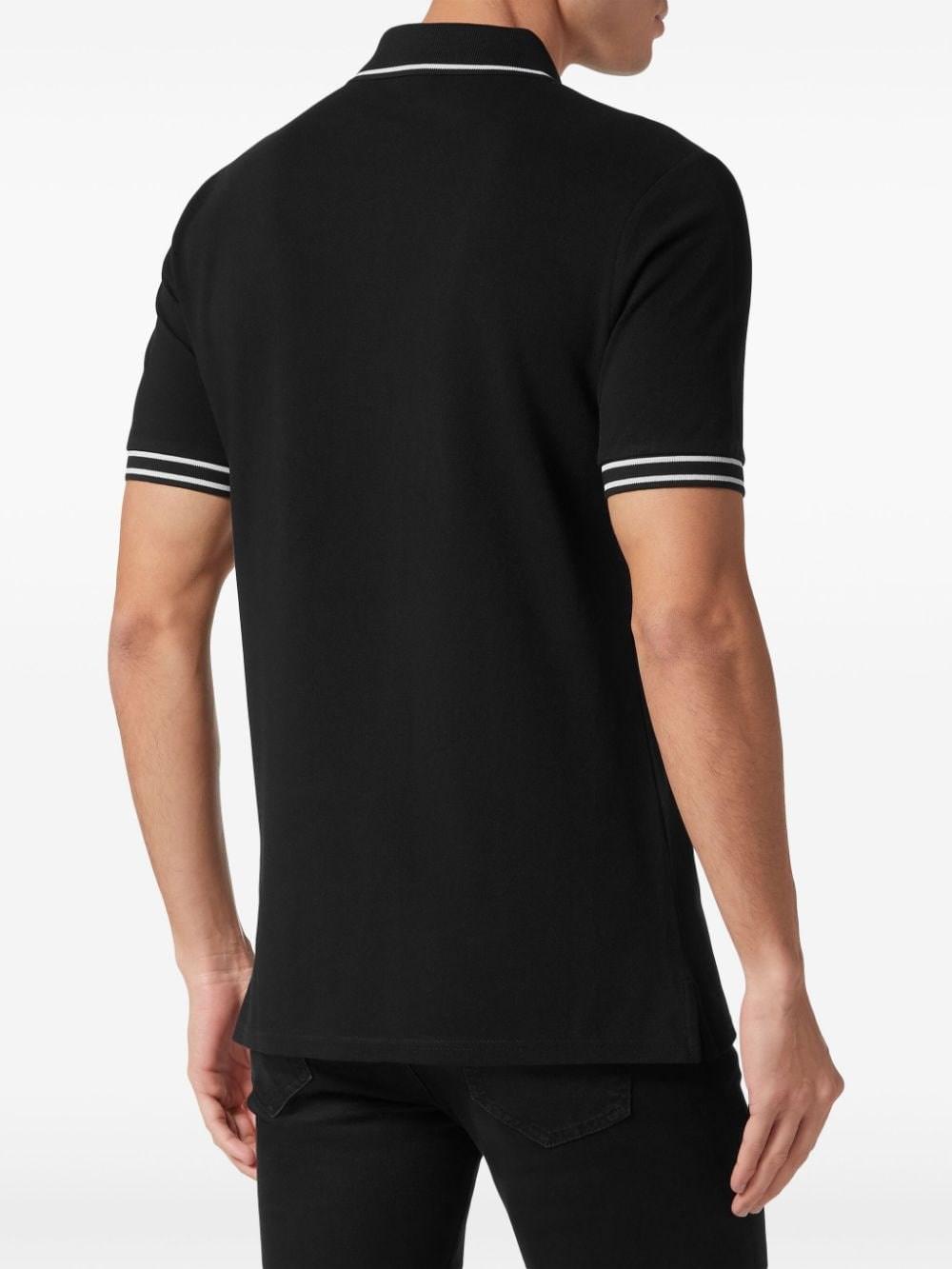 logo-appliqué cotton polo shirt