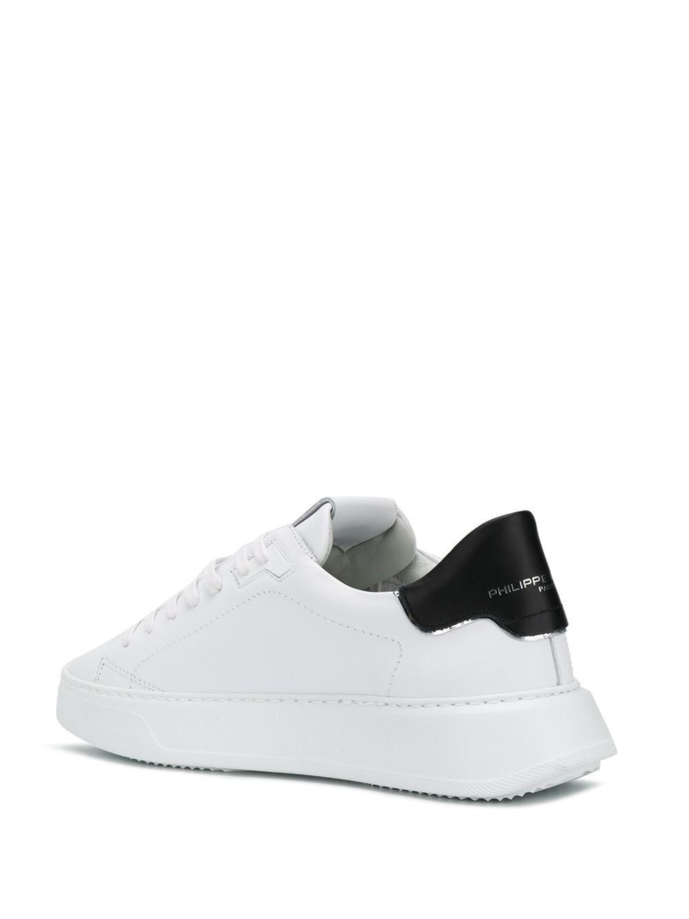 Temple Low Sneakers - White And Black