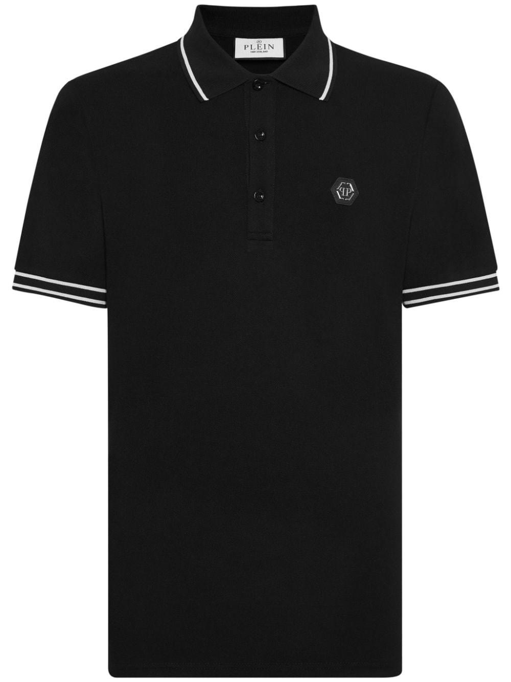 logo-appliqué cotton polo shirt