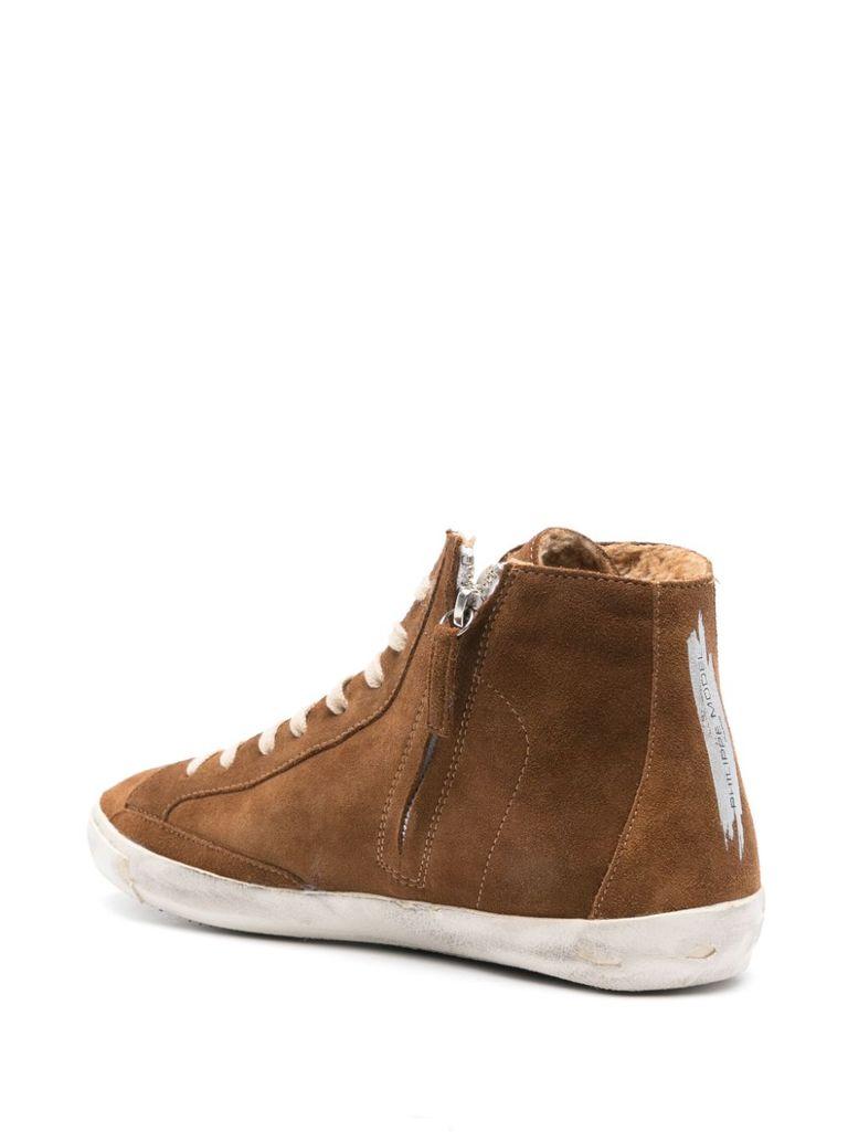 PRSX high-top sneakers in suede leather