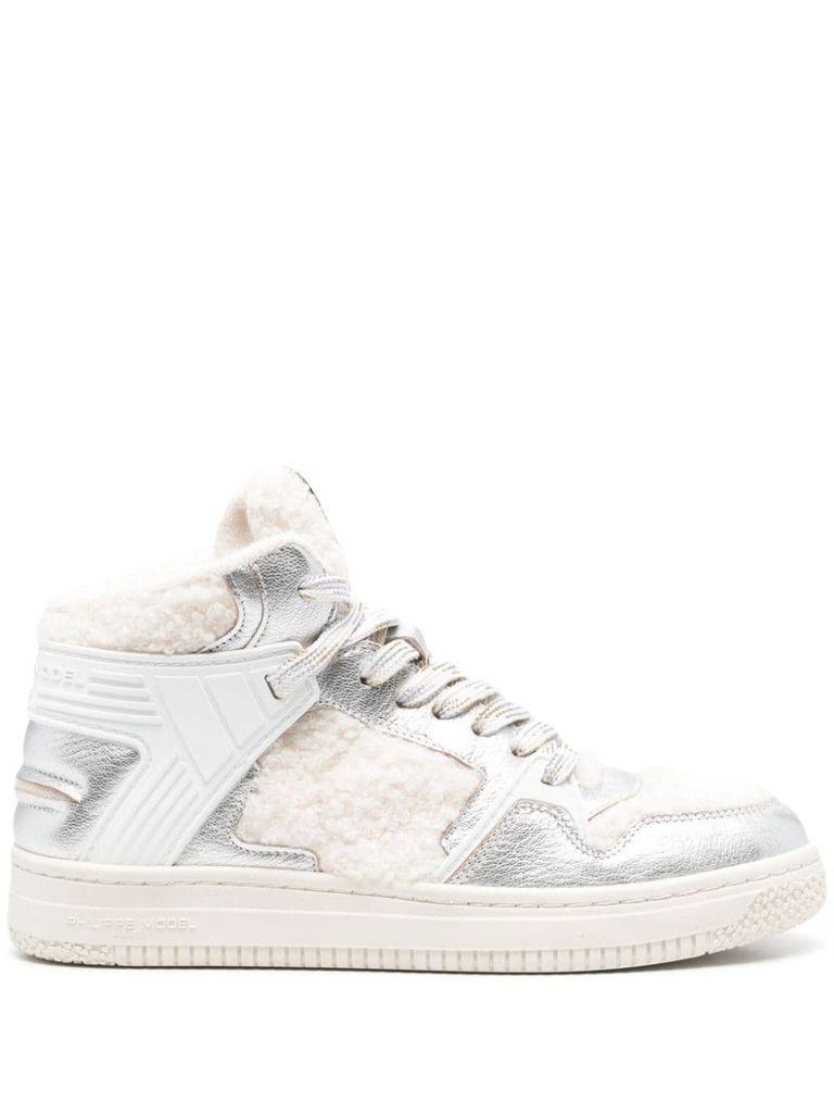 La Grande high-top sneakers with fur