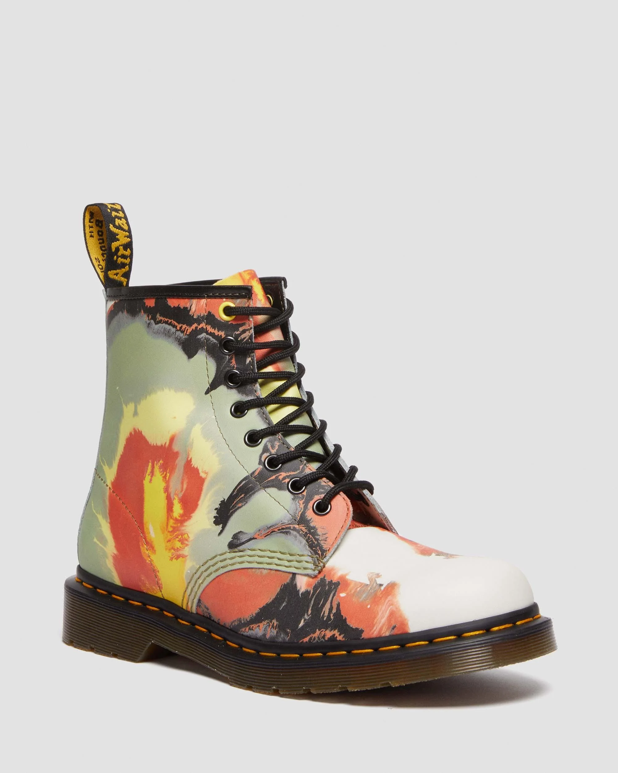 1460 Tate 'Volcanic Flare' Leather Lace Up Boots