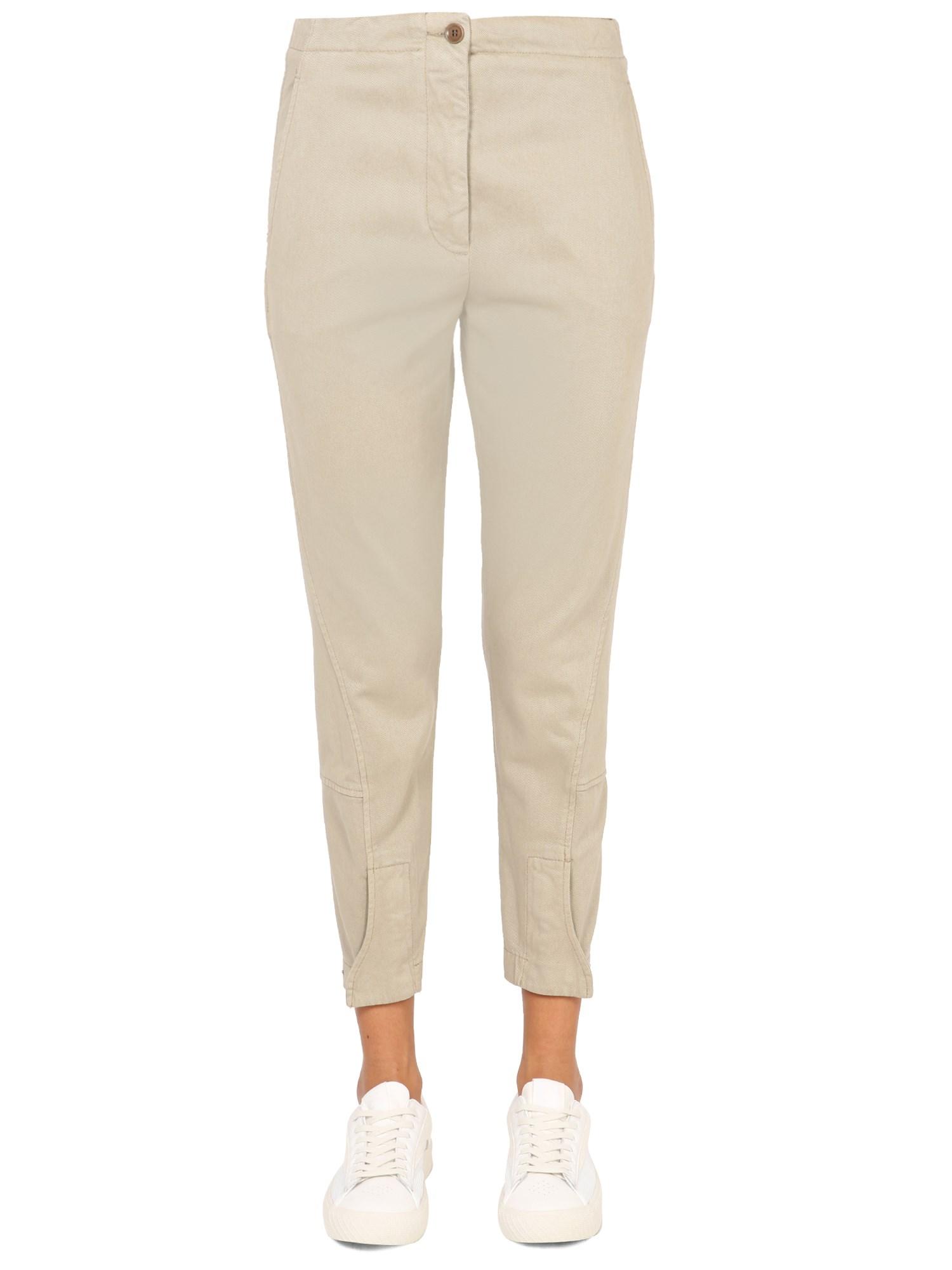 Aspesi Frank Straight Leg Cropped Pants