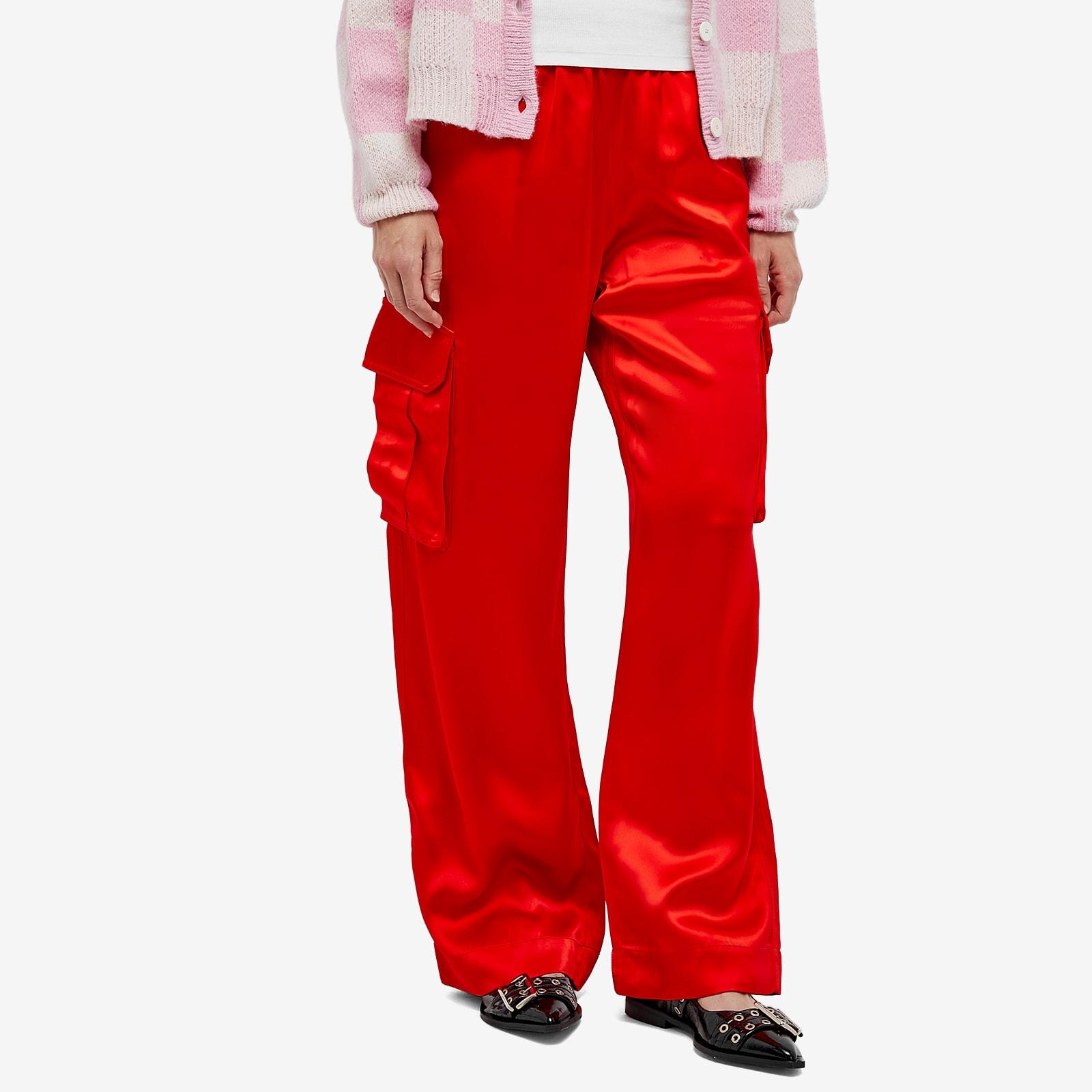 Stine Goya Fatuna Satin Cargo Trousers