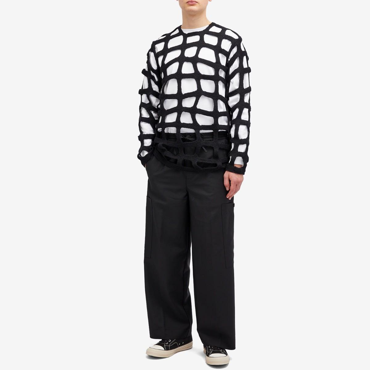 Comme des Garçons Homme Plus Garment Treated Grid Knit