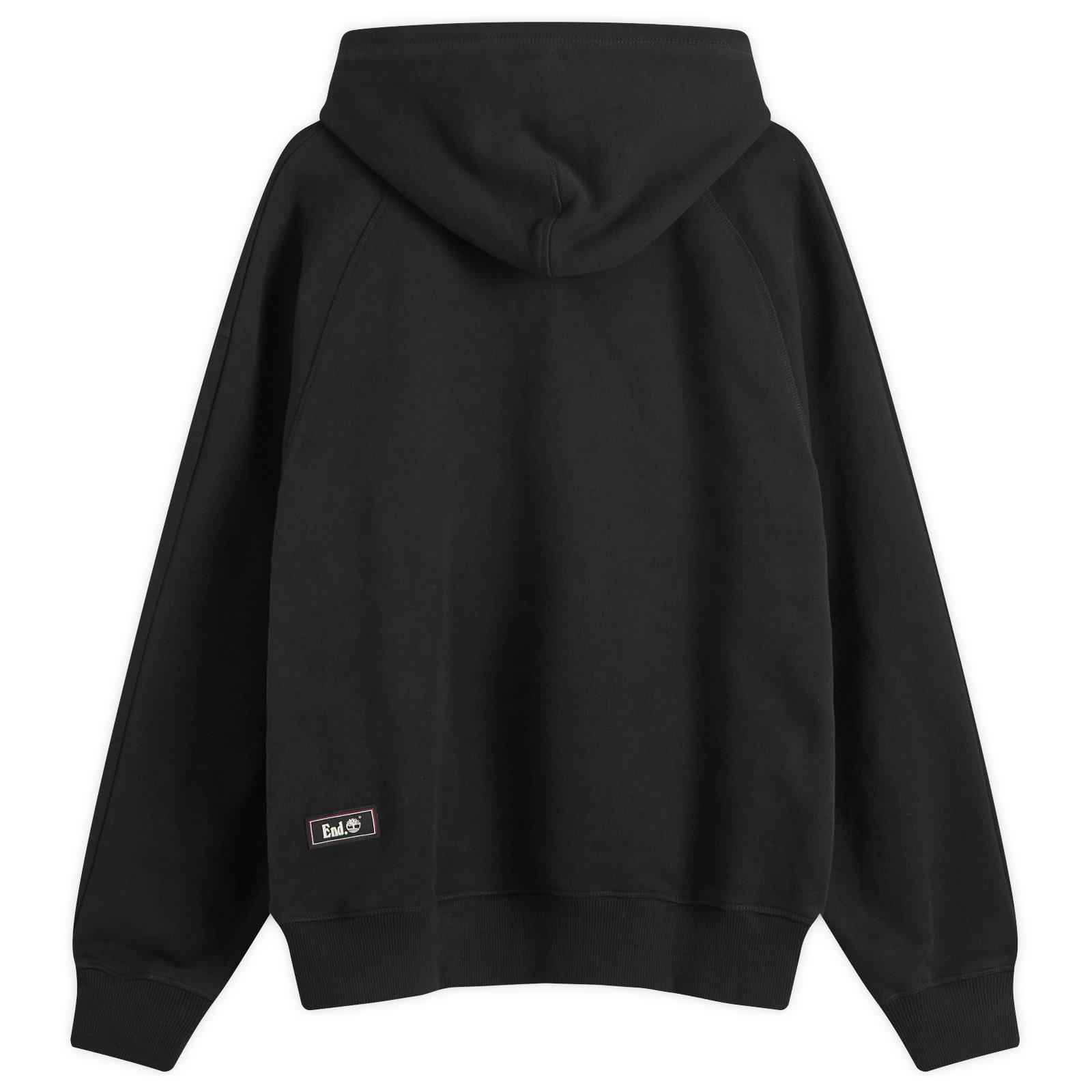 END. x Timberland Logo Hoodie