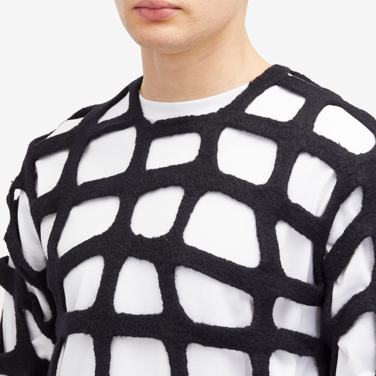 Comme des Garçons Homme Plus Garment Treated Grid Knit