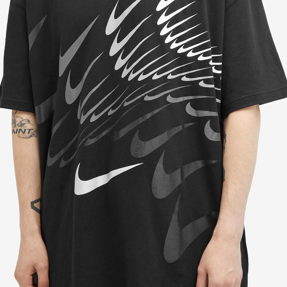 Like Black X Nike Horizontal Swoosh Print Overs