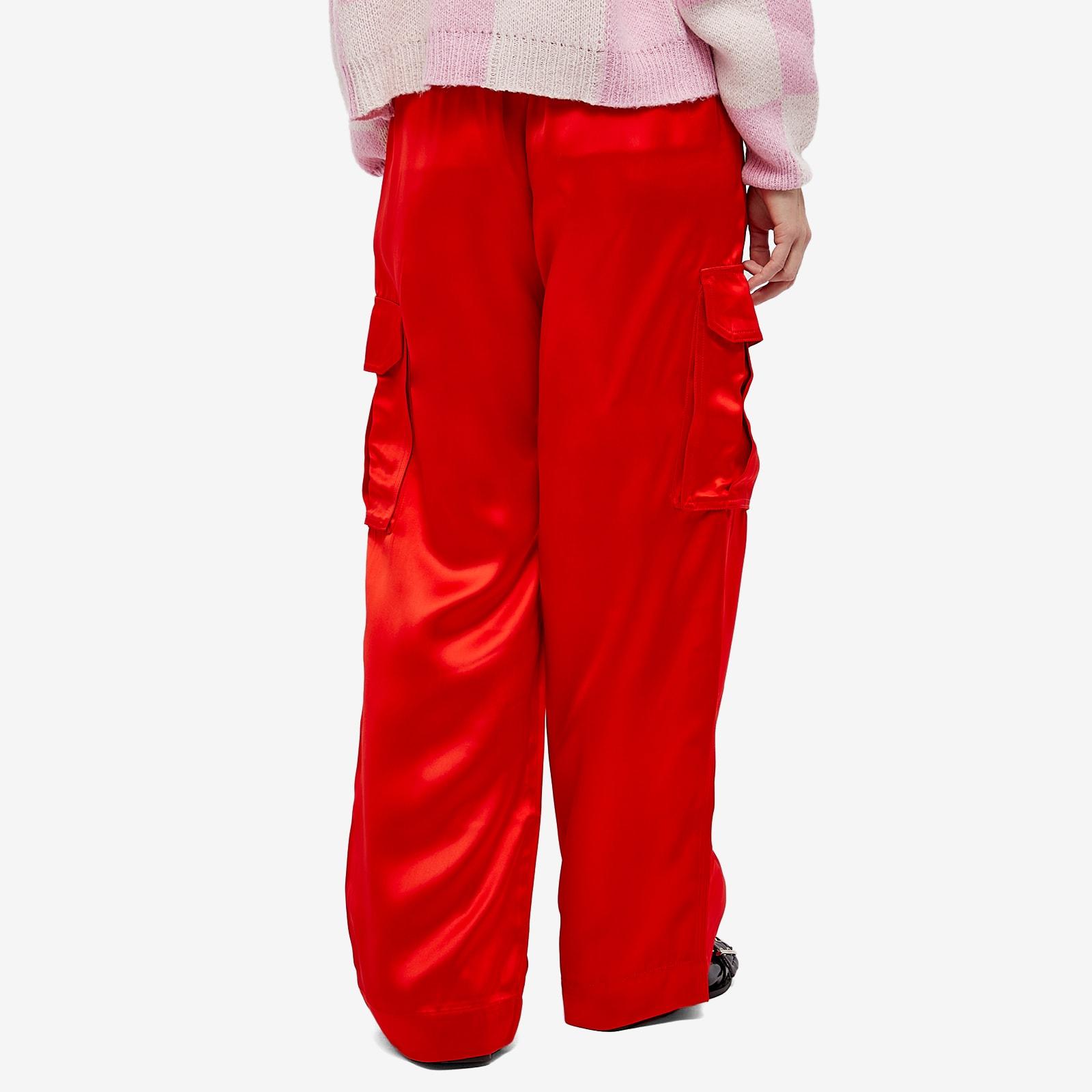 Stine Goya Fatuna Satin Cargo Trousers