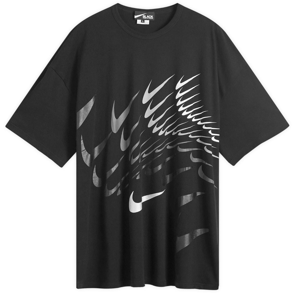 Like Black X Nike Horizontal Swoosh Print Overs