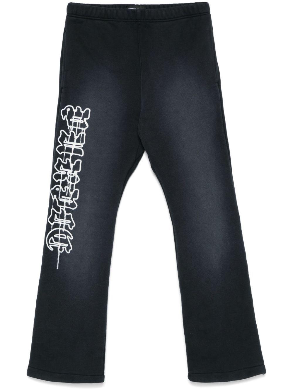 logo-print track pants