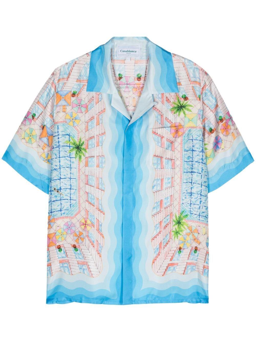 Le Plongeon silk shirt