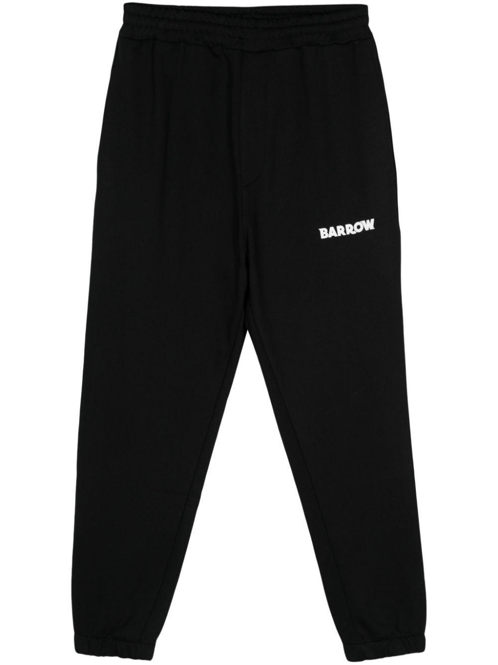 rubberised-logo track pants