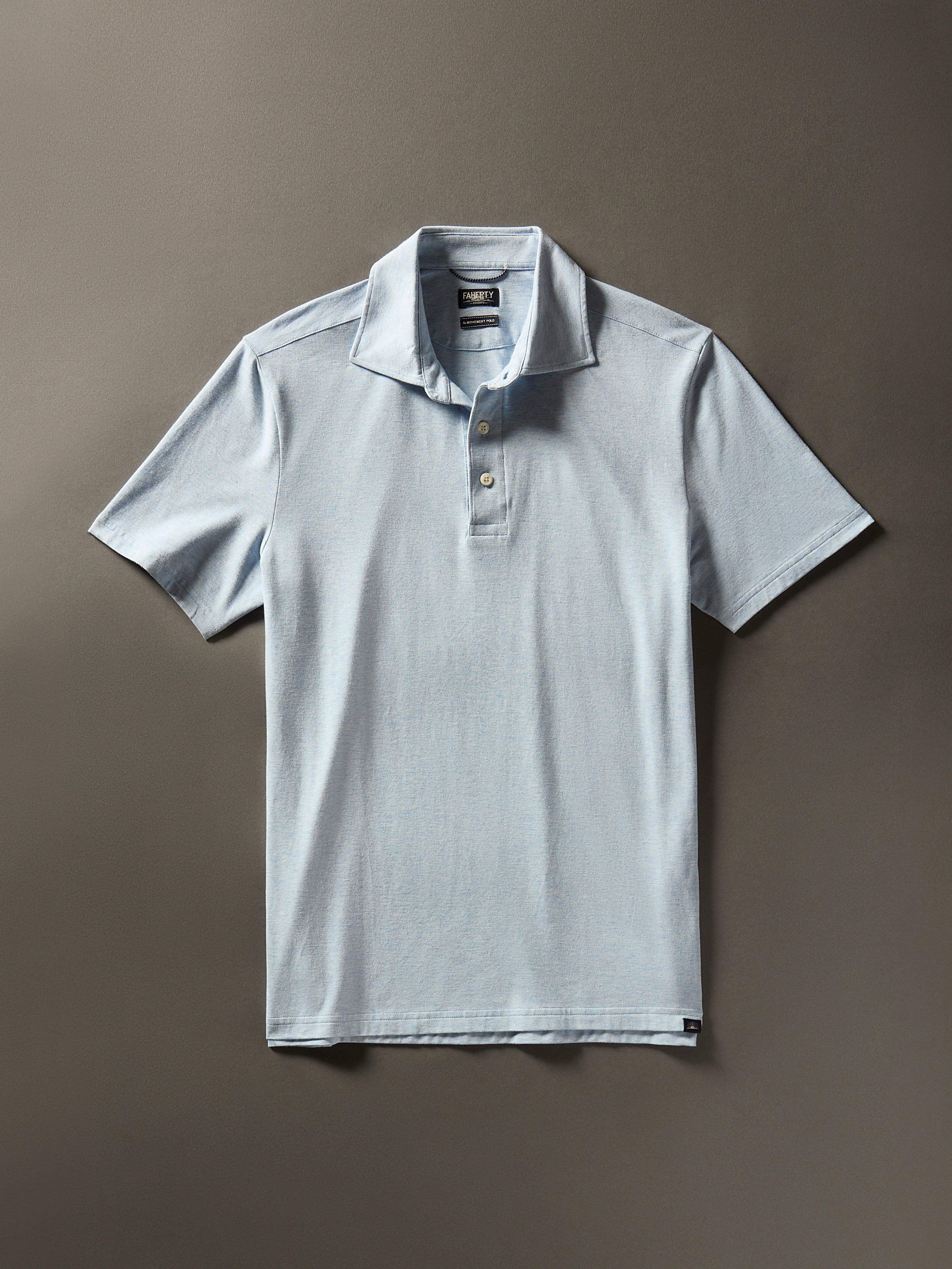 Movement™ Short-Sleeve Polo Shirt - Cardiff Blue Heather