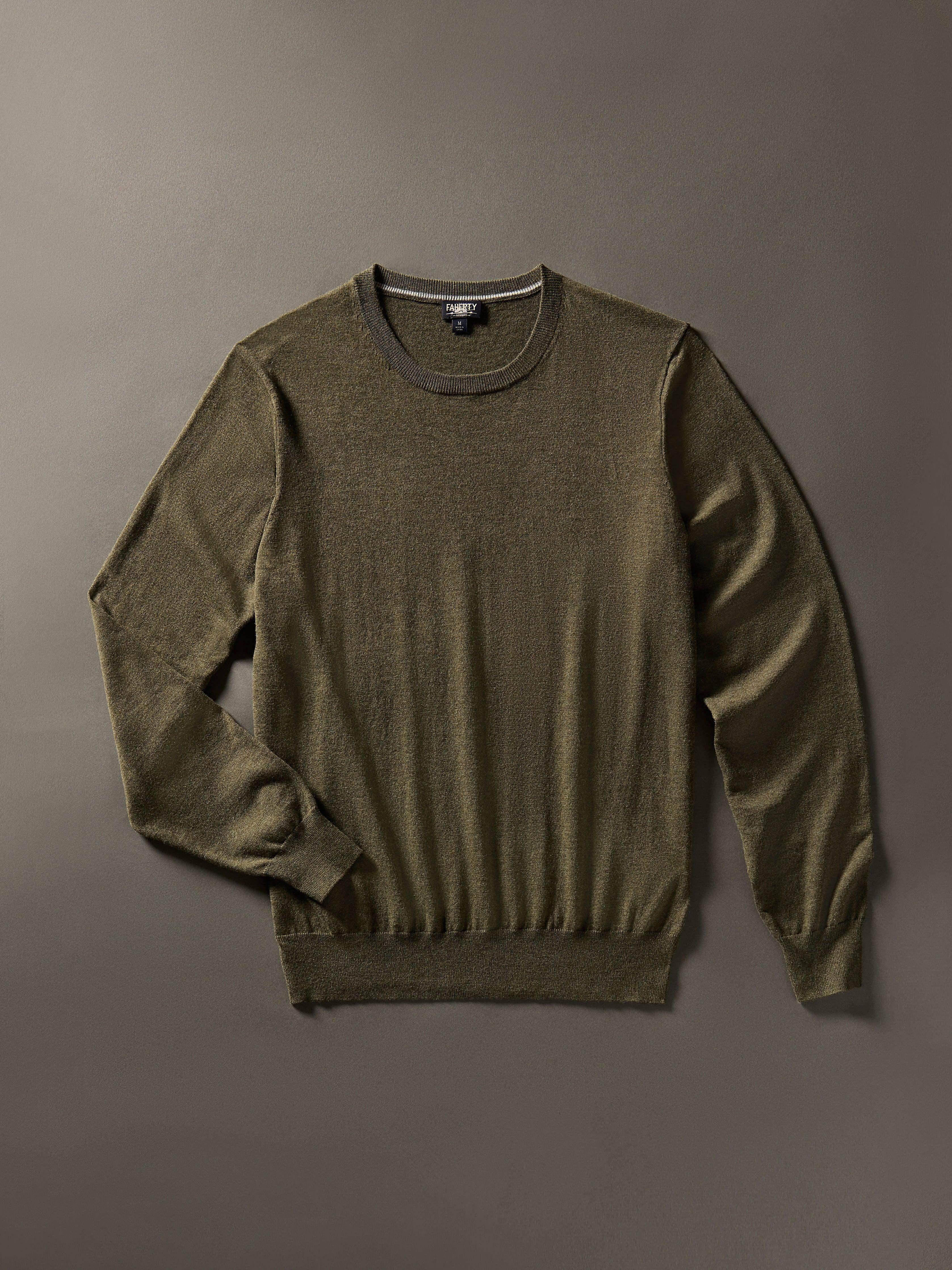 Movement™ Crewneck Sweater - Olive Ridge Heather